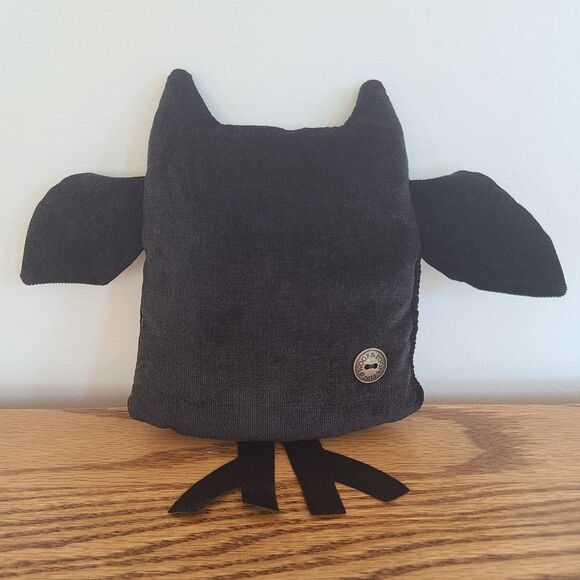 Woof & Poof Owl Décor Accent Pillow 2013 Collectible 9" Black Green - Picture 8 of 10